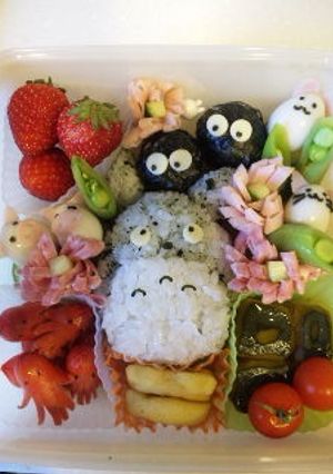 幼稚園お弁当 *トトロ* キャラ弁-レシピのメイン写真