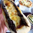 アスパラの丸ごとピザ・・・塩麹風味