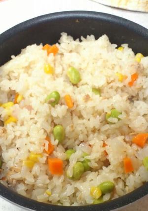 ツナと枝豆のピラフ-レシピのメイン写真
