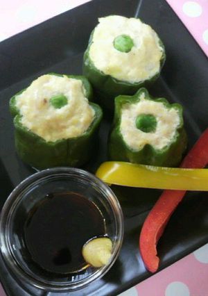 ピーマンの豆腐しゅうまい-レシピのメイン写真