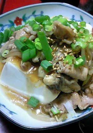 メインにもなる！豚肉あんかけ豆腐！！-レシピのメイン写真