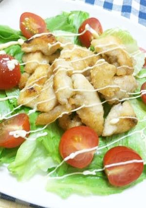 パリパリチキンサラダ(^O^)-レシピのメイン写真