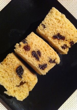 ★ルクエでレーズンシナモン蒸しケーキ★-レシピのメイン写真