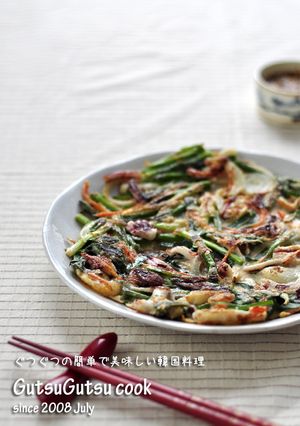 韓国料理—海鮮のチヂミ-レシピのメイン写真