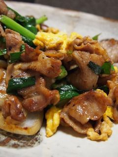 ご飯が進む!豚ニラたまマヨ炒め-レシピのメイン写真