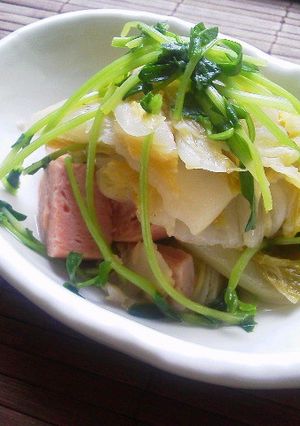 スパムと白菜のクタッと煮-レシピのメイン写真