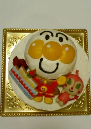 アンパンマンケーキ　(覚書)-レシピのメイン写真