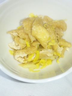 キャベツと油揚げの煮物-レシピのメイン写真