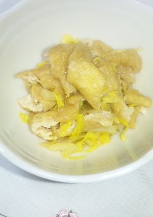キャベツと油揚げの煮物-レシピのメイン写真