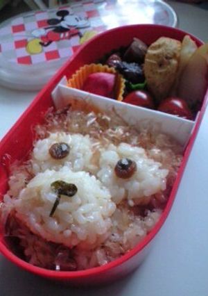 簡単☆詰めご飯でダッフィー〈キャラ弁〉-レシピのメイン写真