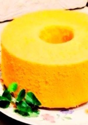 誰でもｷﾚｲに☆ふわふわシフォンケーキ♪-レシピのメイン写真