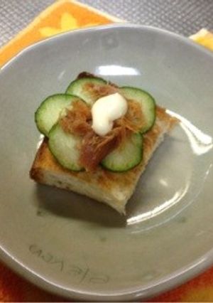 超カンタンへしこのカナッペ-レシピのメイン写真