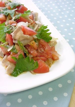 豚バラにゴロゴロ野菜のドレッシング。-レシピのメイン写真
