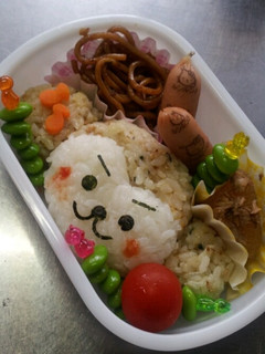 キャラ弁 おサル弁当-レシピのメイン写真