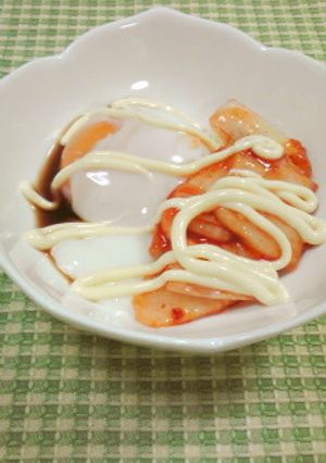 キムマヨ★温玉～スピード簡単レシピ～-レシピのメイン写真
