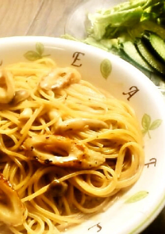 ☺ちくわときのこの和風クリームパスタ☺-レシピのメイン写真
