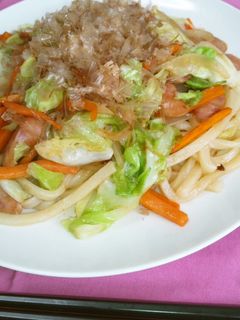 さっぱり✩和風な焼きうどん-レシピのメイン写真