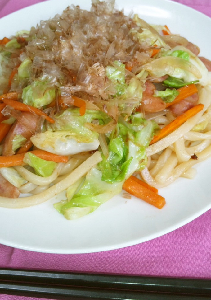 さっぱり✩和風な焼きうどん-レシピのメイン写真