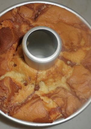 簡単、美味しい、マーブルシフォンケーキ♪-レシピのメイン写真