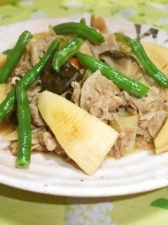 たけのこと豚肉の中華炒め-レシピのメイン写真