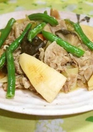 たけのこと豚肉の中華炒め-レシピのメイン写真