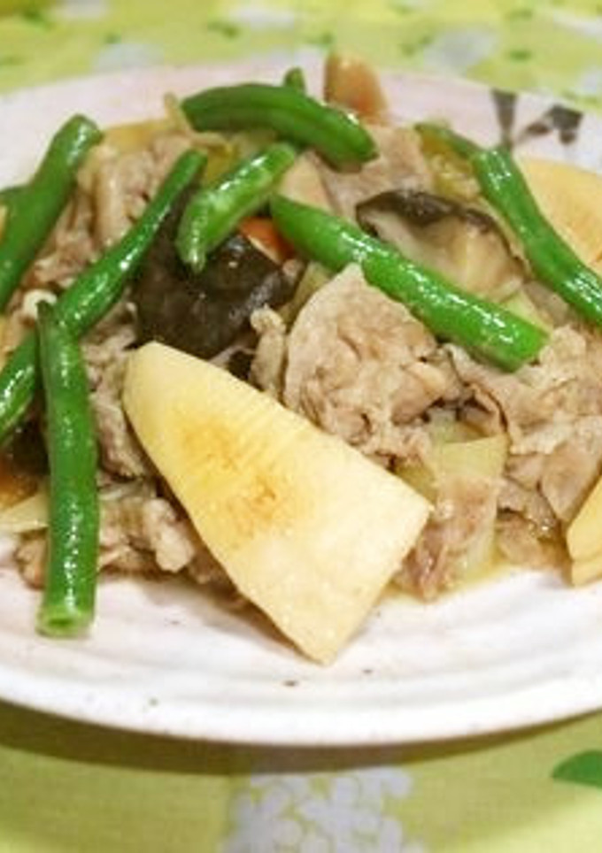 たけのこと豚肉の中華炒め-レシピのメイン写真