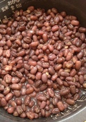 スイッチon！炊飯器de小豆煮-レシピのメイン写真