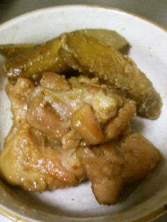 ごぼうと鶏もも肉の煮物ごまたっぷり!-レシピのメイン写真