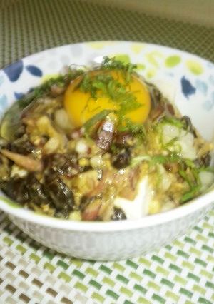 黒豆納豆✿ミョウガ豆腐！！-レシピのメイン写真