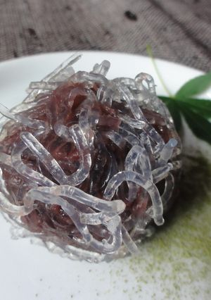 プチプチ海藻麺で和菓子に♪-レシピのメイン写真