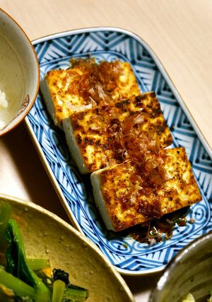 木綿豆腐●焼くだけ、簡単手作り厚揚げ風-レシピのメイン写真