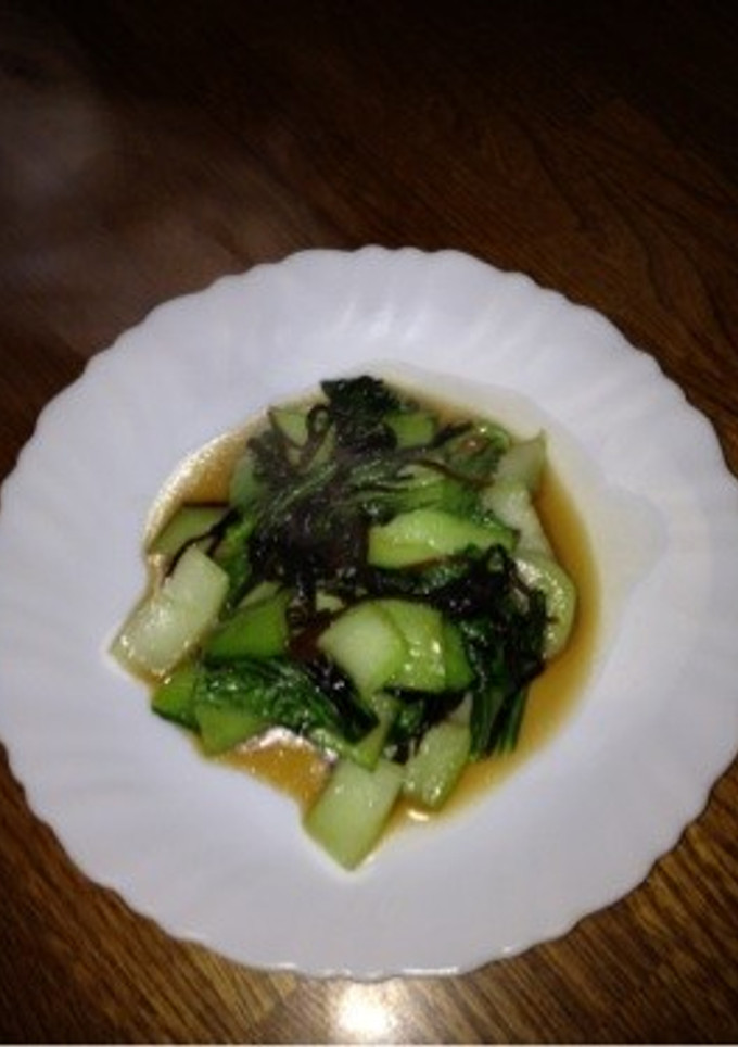 青梗菜のこんぶ炒め-レシピのメイン写真