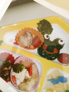 キャラ弁に!かえるちゃん-レシピのメイン写真