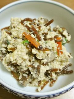 ひじきの煮物で白和え☆-レシピのメイン写真