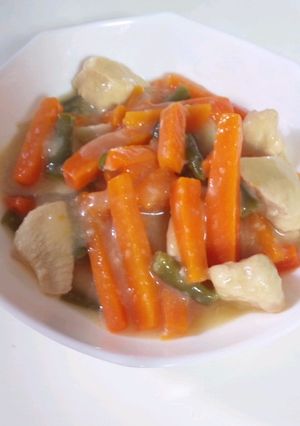 鶏肉の治部煮-レシピのメイン写真