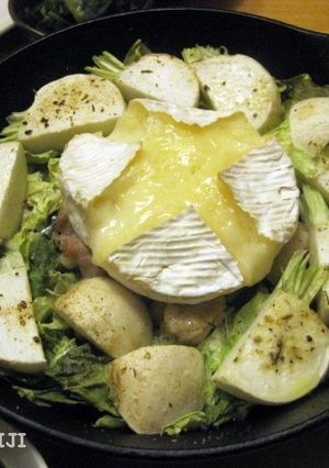 野菜とチキンのカマンベールオーブン焼き-レシピのメイン写真