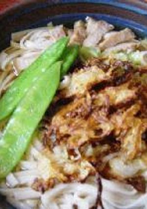超簡単 無水かき揚げ -かき揚げうどんもアッという間なのだ--レシピのメイン写真