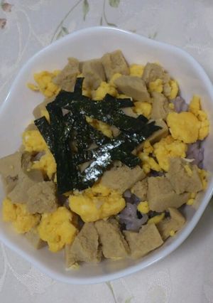 ヘルシー高野豆腐丼♪-レシピのメイン写真