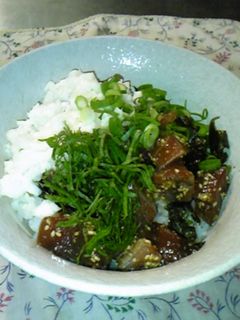 カツオのヅケ丼-レシピのメイン写真