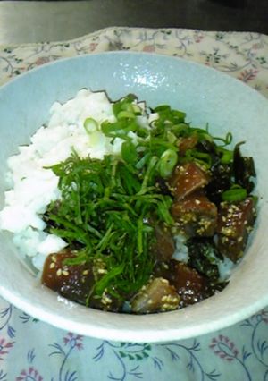 カツオのヅケ丼-レシピのメイン写真