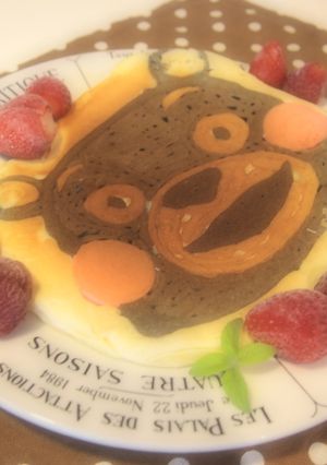フライパンでキャラクターホットケーキ-レシピのメイン写真