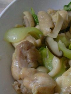 きのこたっぷり☆鶏と青梗菜の中華炒め-レシピのメイン写真