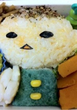 キャラ弁 栗山君(ガッ活！)-レシピのメイン写真