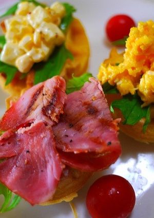 ベータ—キャロットのパンケーキ-レシピのメイン写真