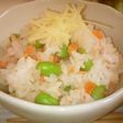 給食レシピ☆鮭と枝豆の混ぜごはん