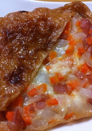 いなりあげの餅チーズ-レシピのメイン写真