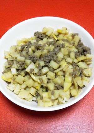 タケノコと挽き肉のご飯の友-レシピのメイン写真