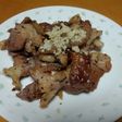 塩麹の豚肉ソテー☆山わさびかけ