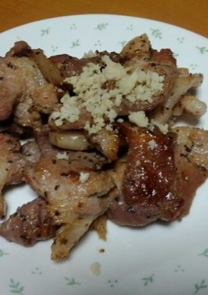 塩麹の豚肉ソテー☆山わさびかけ-レシピのメイン写真