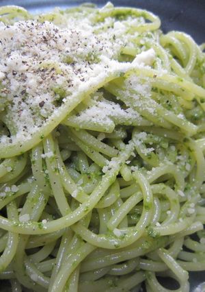 簡単＊きくなジュノベーゼパスタ-レシピのメイン写真